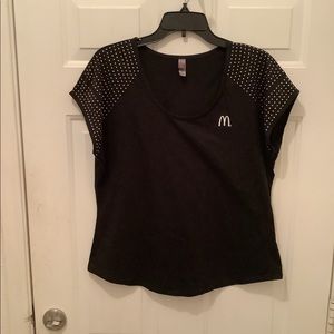 Ladies McDonalds shirt with beads. X-Large
